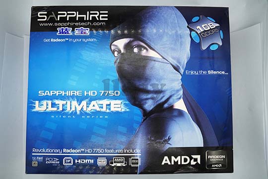 蓝宝石SAPPHIRE HD7750 1GB ULTIMATE 显示卡（ATI Radeon HD7750芯片）